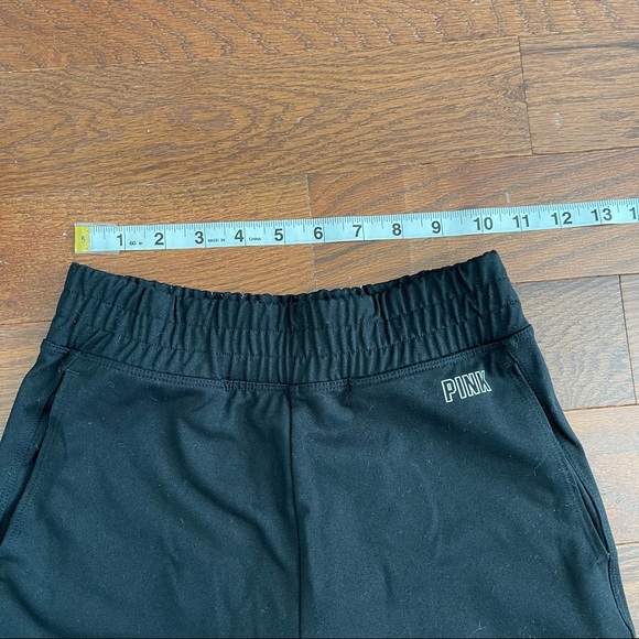 PINK Victoria’s Secret Black High Waisted Jogger Pants Size XS - Picture 9 of 16